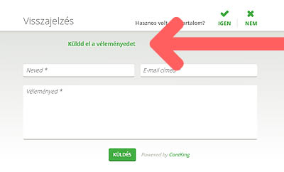 Hogyan tudom megírni a véleményemet a szoftverrel kapcsolatban?